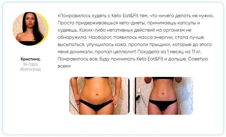 Отзывы покупателей о Keto Eat&Fit